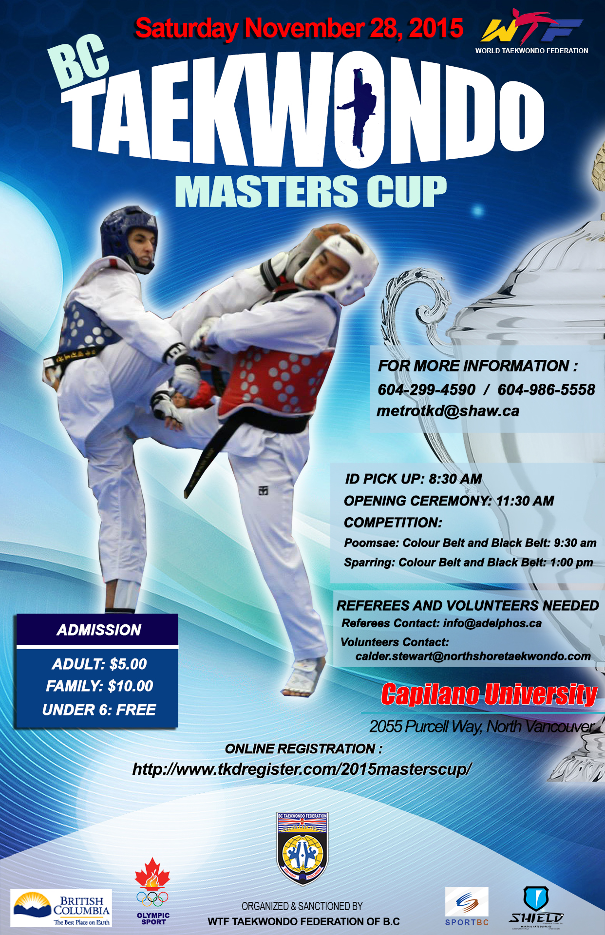 2015 Masters Cup Poster